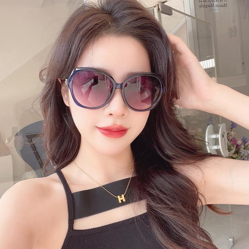 Four-Leaf Clover Sunglasses Ins Women'S Sunglasses Sunshade And Eye Protection Han Chao