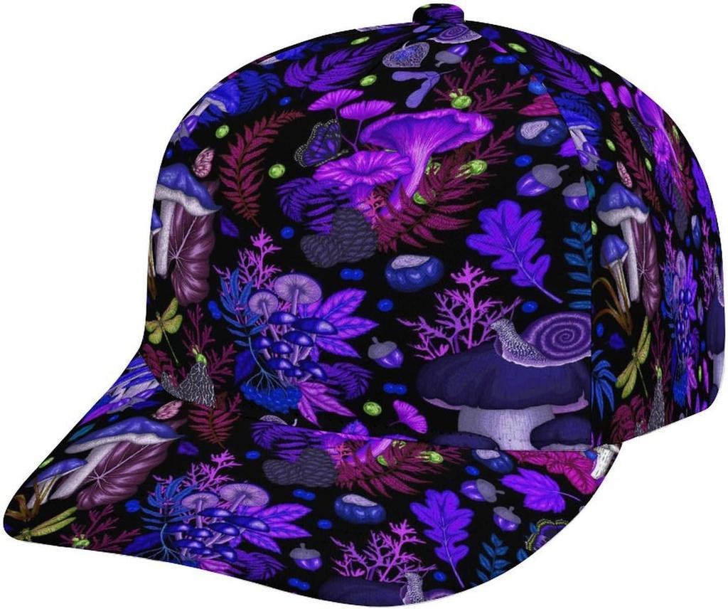 Colorful Floral Skull Print Hat Baseball Cap Hat Snapback for Men Women Ladies Hip Hop Trucker Cap Dad Hat