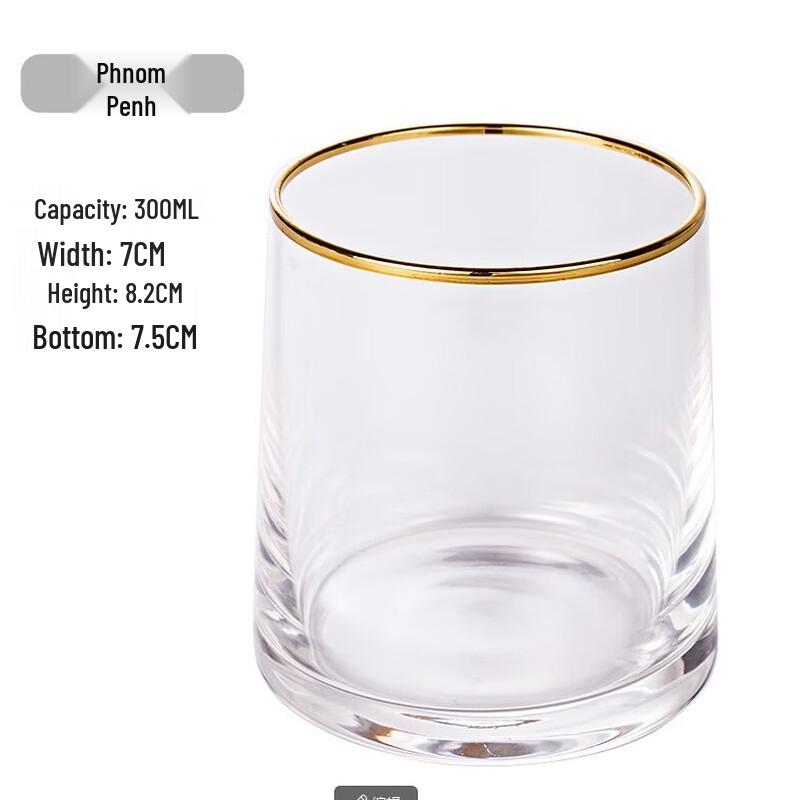 Elegant Transparent Drinking Glasses Set