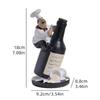 Chef Sculpture Series Exquisite Resin Crafts Home Decoration Art Sculptures for Kitchen, Dining Table,  and Hallway Decor