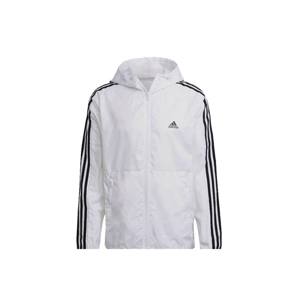 adidas Jackets Men's White Hooded Non Detachable Moderate GQ0602