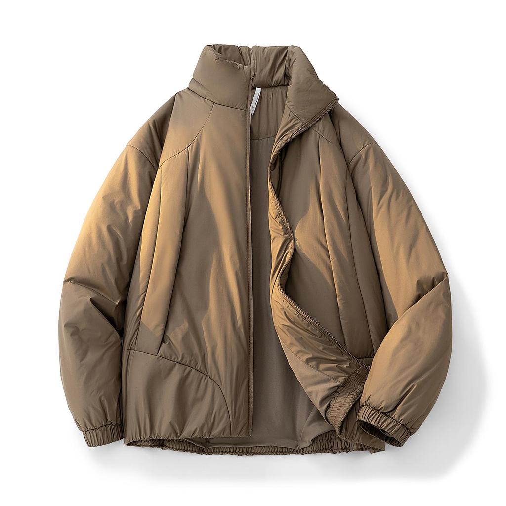 American Stand Collar Lightweight Wool & Cotton Jacket - Ships Tonight