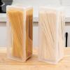 1950ML Noodle Storage Box Good Seal Lock Design Transparent Large Capacity Rectangular Kitchen Groceries Long Noodle Sealed Container