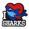 1-10PCS Cute Sharks Shoes Accessories Boys Girls Sandals Garden Shoe Buckle Decorations Fit Charm Party Gift