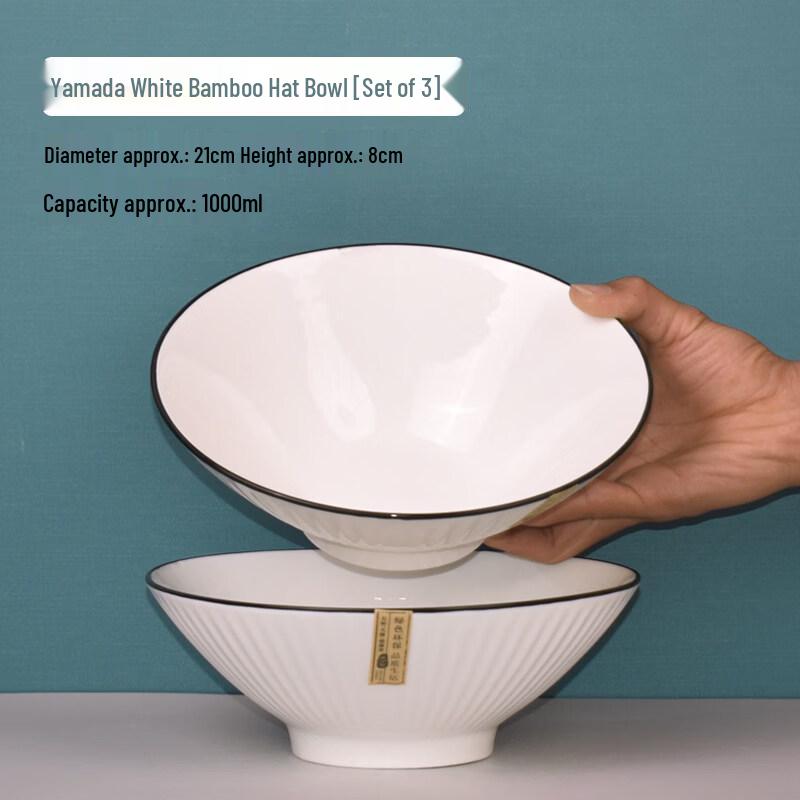 Japanese Ceramic Ramen Bowl Set