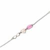 barbie Charm Bracelet with Three Enamelled Classic Charms - Silhouette, Glasses & Corvette