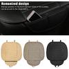 2PCS Front Seat Cover,Breathable Leather Cushion Protective Cover,Non-Slip Driver Seat Padded Storage Pocket,Most Car Universal Car