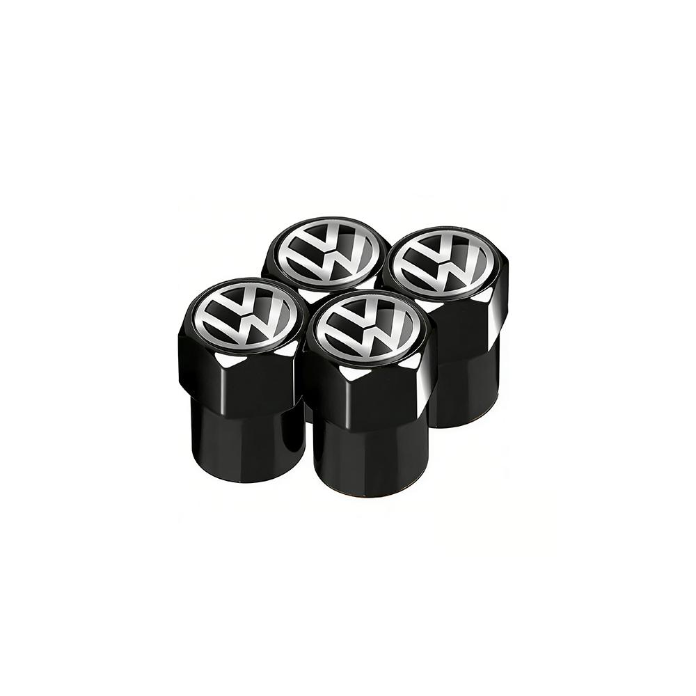 

For VOLKSWAGEN VW 4pcs Metal Car Wheel Tire Valve Caps Stem Case Covers For VW Volkswagen Golf Polo Passat Tiguan Touran Jetta A