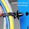 Cable tie with threaded head, cables. 220 mm. 100 pcs.