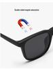 Conjunto de Óculos de Sol Clip-on Magnéticos Polarizados 2024 para Homens e Mulheres - Óculos de Condução da Moda