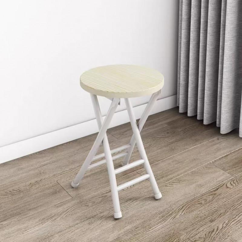 Portable Folding Chair With Backrest Home Dining Student Dorm Office Training Lightweight Metal Frame