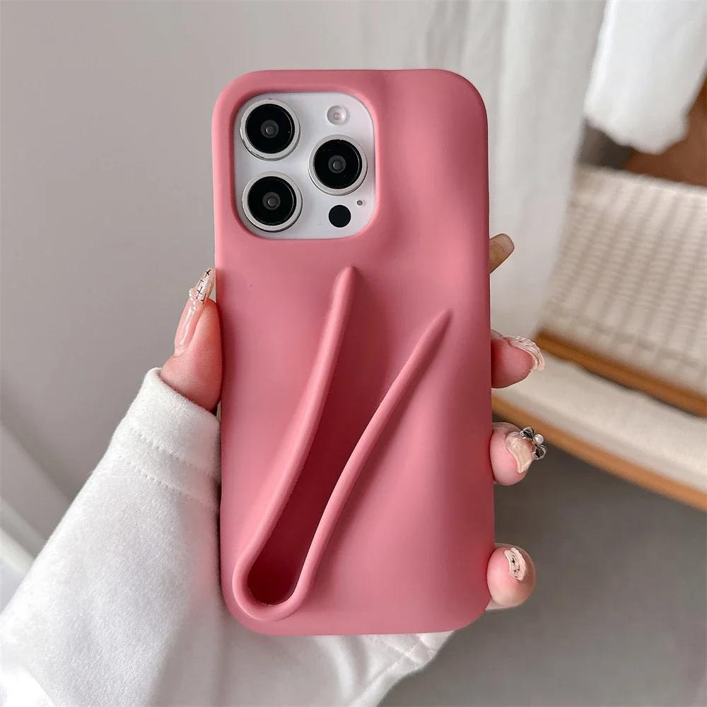 New 2025 Hottest DIY Lipstick Holder Soft Phone Case for IPhone 17 16 15 14 13 12 Pro Max 17Air Liquid Soft Silicone Protect Cover