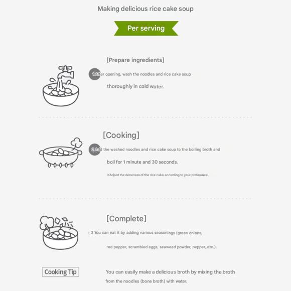 Noodlelovers Myun Sarang Plátky rýžového koláče pro polévku s rýžovým koláčem / polévku na korejský Nový rok (Tteokguk), 1 kg