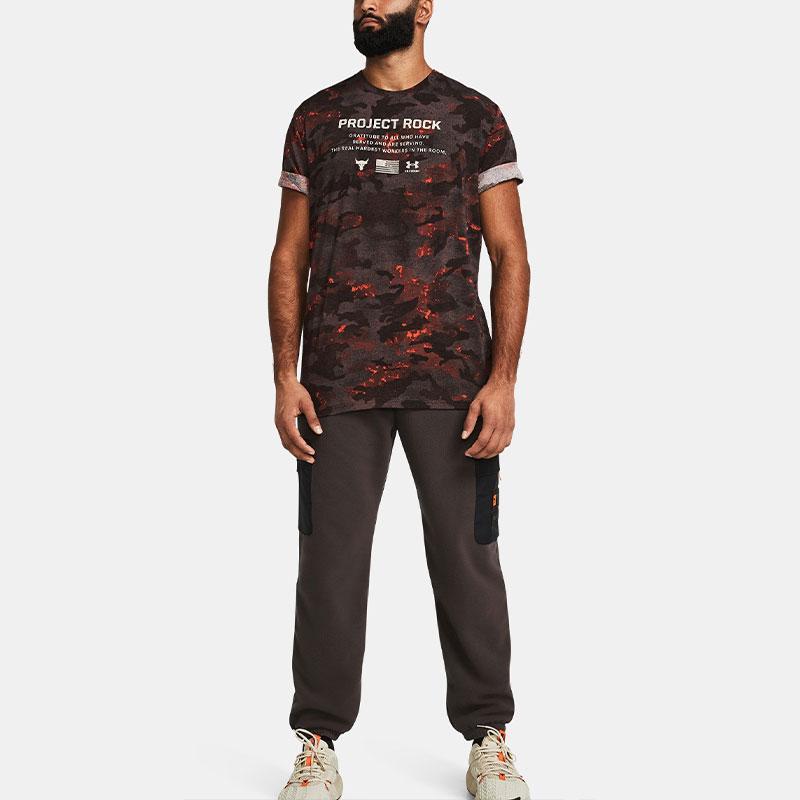 Under Armour Project Rock Veterans Day T-Shirt Herren Schwarz 1380219-001