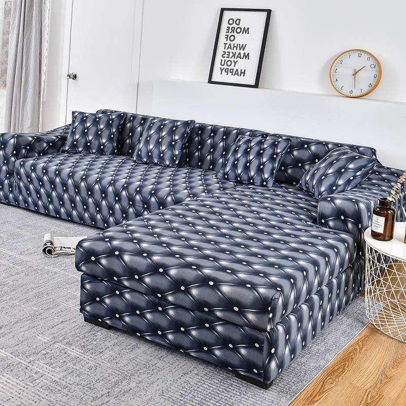 Please Order 2Pieces If Is L-shaped Corner Chaise Longue Sofa Cubre Sofa Elastic Couch Cover Stretch Sofa Covers for Living Room