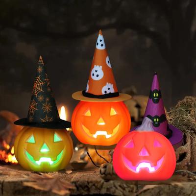 Jack O Indoor Outdoor Halloween Decorations Lighted Pumpkin Table Ornaments For Party Decor Ornament for Trees Elegant