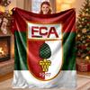 FC Augsburg Pattern Blanket for Home Decoration, Bed, Sofa, Car Travel, Camping, Suitable for All Seasons, Birthday Christmas Gift