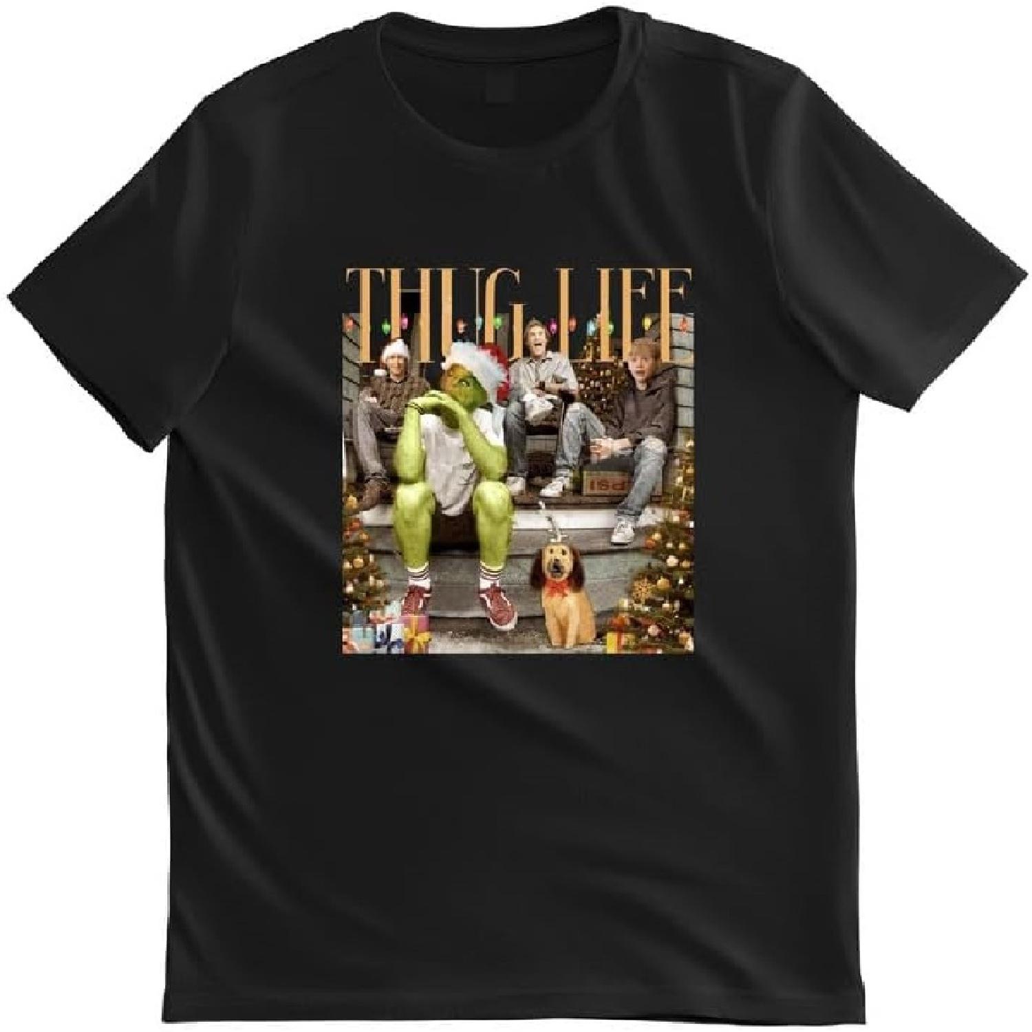 Christmas Movie Friends Thug Life Funny Grinch Christmas Comedy Movies T-Shirt XXXXXL разноцветный