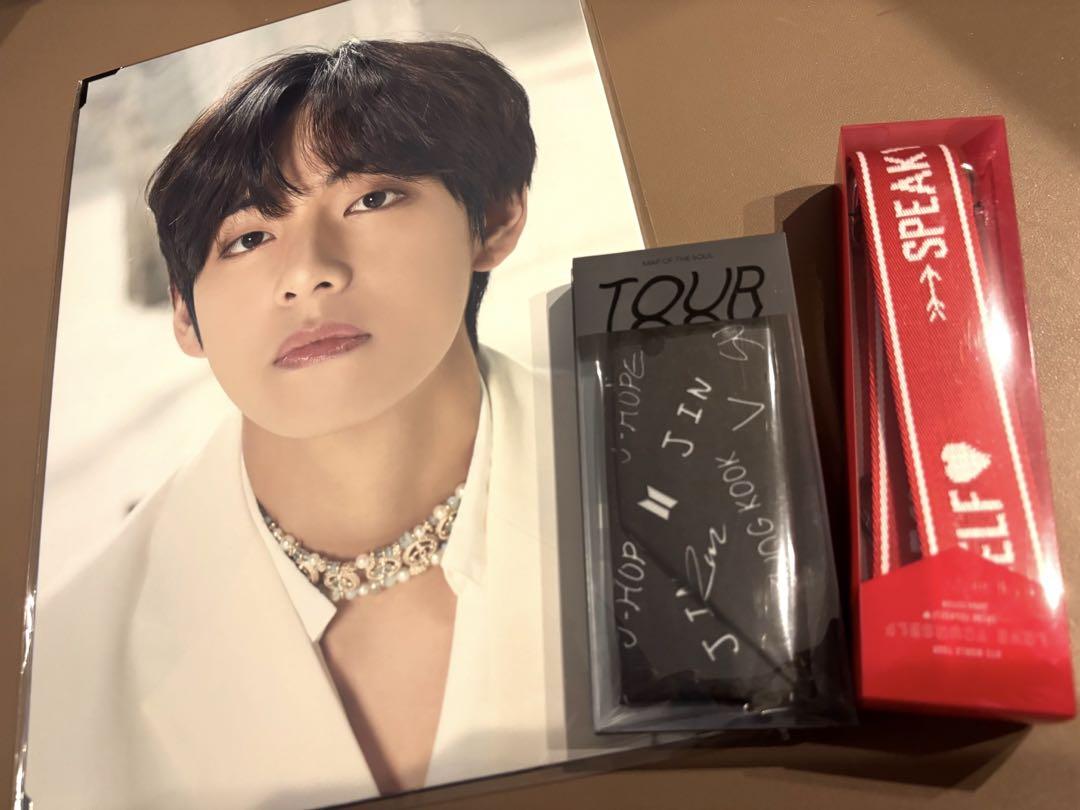 

[USED] BTS V Premium Photo & BTS Strap