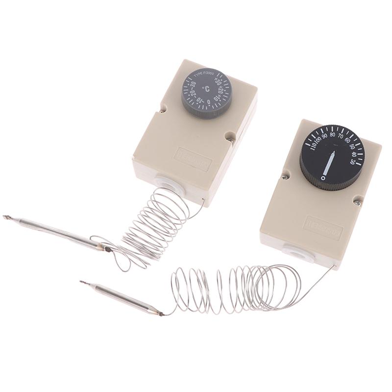 Elektrikli Cihaz Düğmesi Sıcaklık Mekanik Anahtar Kılcal Termostat 50-300C 0-60C 0-50C 0-40C 30-110C -30-30C
