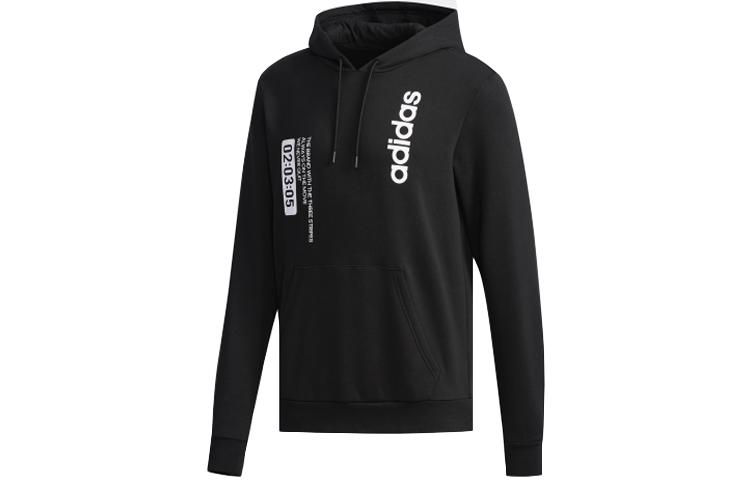 

Adidas Neo Sweatshirts Men s Black Hooded Moderate Regular DW8182 M