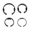 2Pcs Pet Grooming Dryer Connector Pipe Joint Clamp Dryer Hose Spare Rings Quick Connect Tube Clips for Pet Hair Dryer