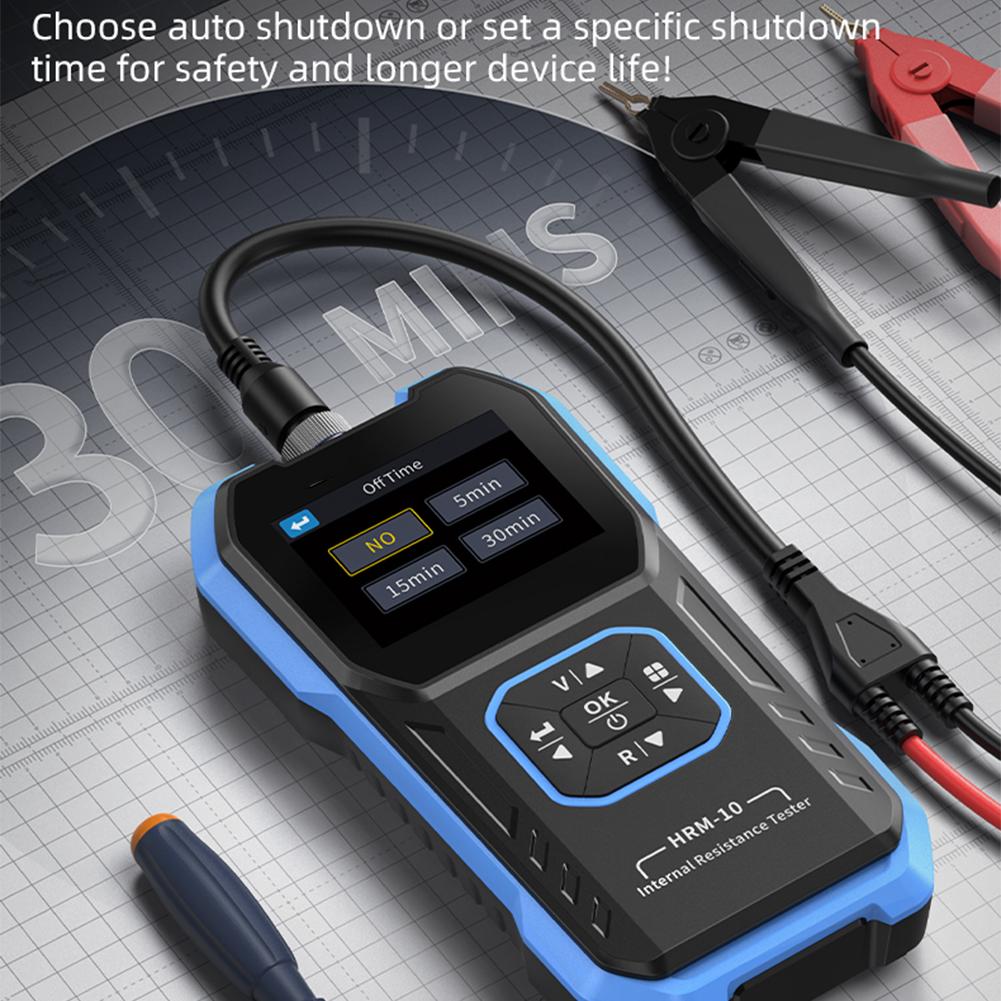 For FNIRSI HRM-10 Battery Voltage Internal Resistance Tester High-precisio Lithium Iron Phosphate Battery Test Meters