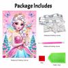 Disney Fairy Princess Pearl Painting Handmade Diy Pearl Art Painting Simple Living Room Hanging Painting Decoration