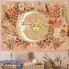 VIKAMA Vintage Boheemse Wandtapijt Dromerige Wereld Muurdecoratie Banner Geschikt om op te hangen in Slaapkamers en Woonkamers