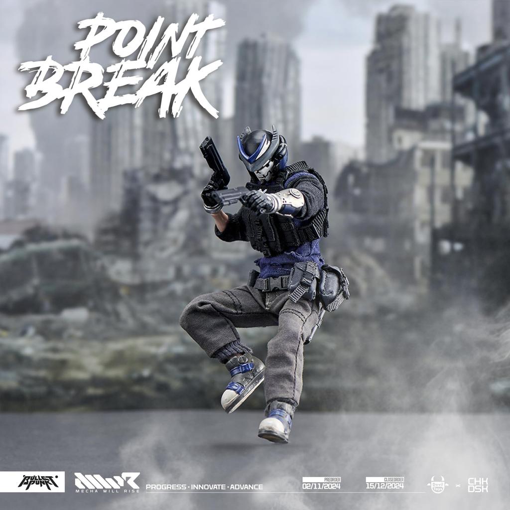Carbine Break Scale Action PVC fully assembled action figure (Point Version) 112 Figure, 1/12 scale, & ABS, pre-painted,