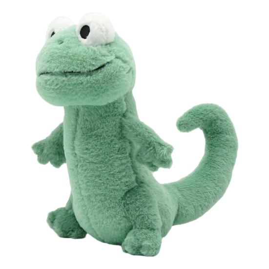Realistic Lizard Plush Toy Soft Animal with Big Cuddly Stuffed White Eyes & Friendly Expression Cute