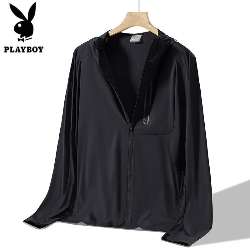 

PLAYBOY Men s Lightweight Quick-Dry UPF 50+ Sun Protection Jacket XL