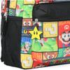Super Mario 16" Allover Print Character School Backpack Free Size