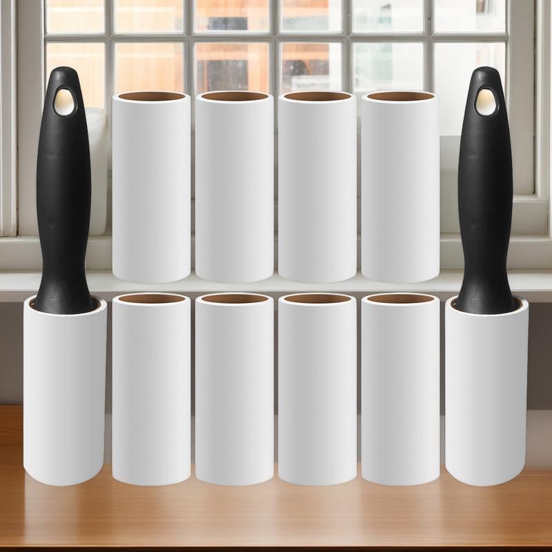 Katzenhaarentferner Fusselrollen für Tierhaare Extra Klebrig je 60 Blatt Tragbares Set Fänger Klebrige Reinigungsutensilien Handwerkzeuge