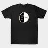 Men Black Print T-shirt Look To The Cookie No-Cut Transfer Paper Print Cotton Tshirt