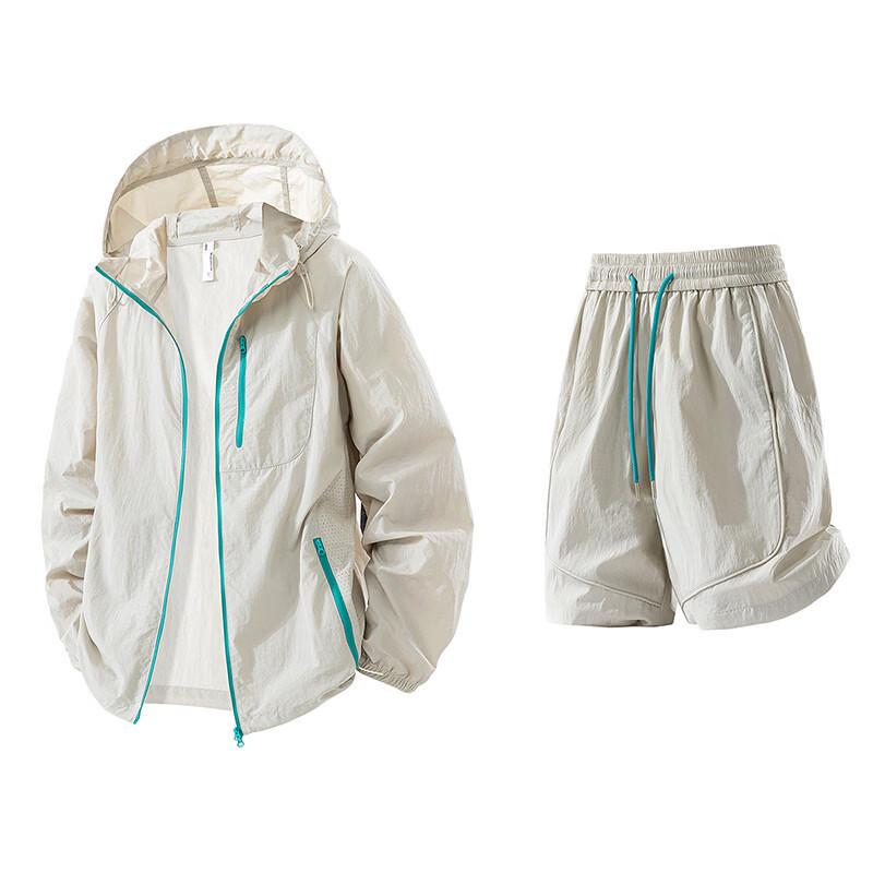 NASA MARVEL Men s Ice Silk Sun Protection Two-Piece Set 3XL