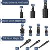 Dopsleutel Converter Adapter 1/2 Naar 3/8 3/8 Naar 1/4 3/4 Naar 1/2 Lucht Sleutel Koppelingen Ratel Aandrijf Adapter Dopsleutel Adapter Reparatie Gereedschap