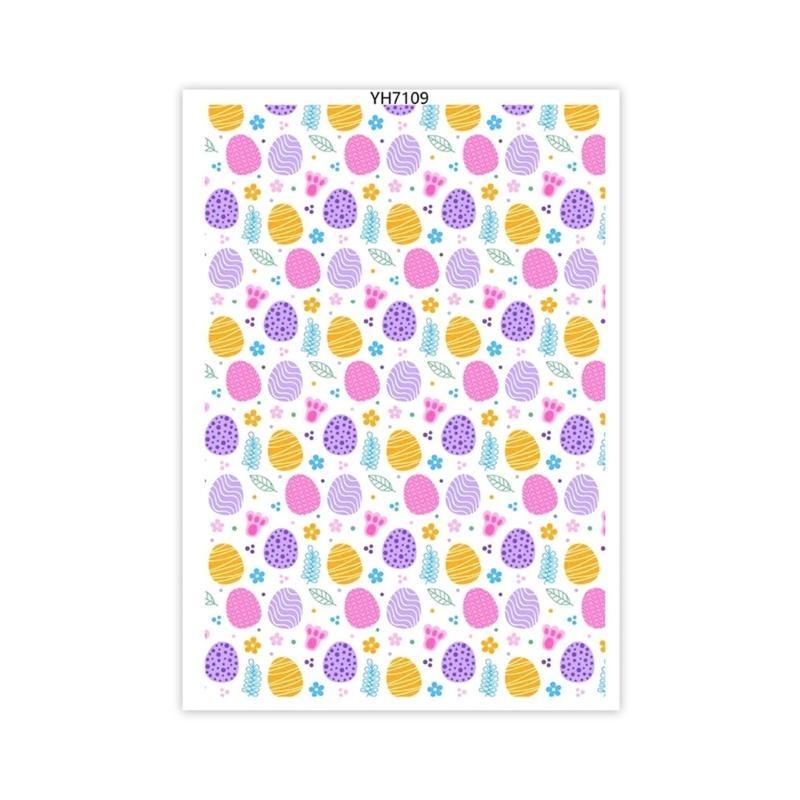 

Easters Rabbits Transfer Paper Clay Transfer Sheets for Jewelry Earrings Making