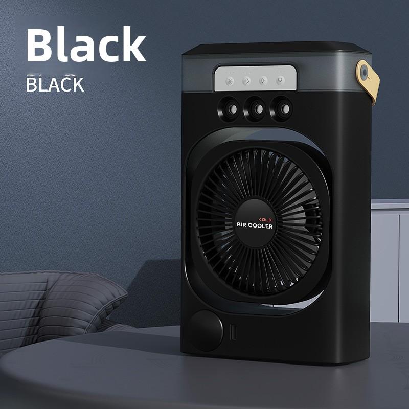

Спрей Бытовой Настольный Воздухоохладитель Трехскоростная Регулировка Летнее Охлаждение Бесшумный Таймер Вентилятор Маленький plug-in model чёрный