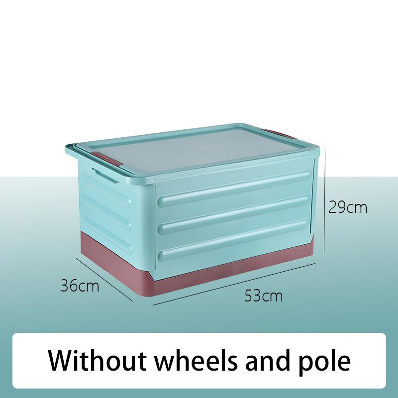 Removable Storage Box Folding Storage Box Multifunction Foldable Organizer Container Plastic Sundries Storages Supplies Organizer Box with Lid