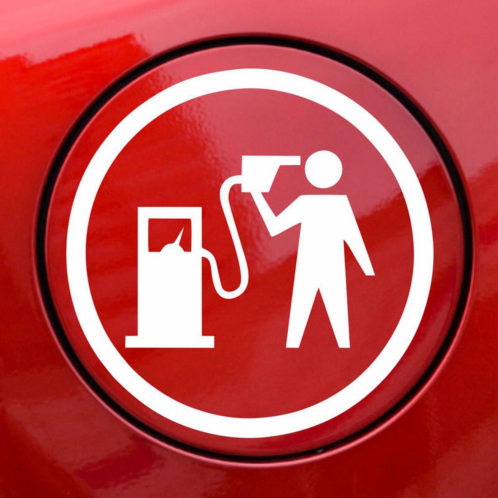 

Car sticker funny fuel tank cover r gasoline refueling cover decorative sticker colorful one size білий