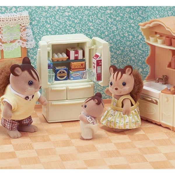 Фигурка кошки для гостиной Sylvanian Family с цветочным рисунком — фото 2