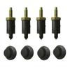 4x Engine Cover Clip Bolt Bonnet Hood Fastener Kit for Peugeot 206 307 406 for Citroen C4 C5 Xsara 2.0 HDi Engine Protection Cover Repair Part