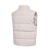 Jordan Flight Stand Collar Zipper Solid Color Corduroy Lightweight Warm Down Vest Men Vests Beige HV0535-104
