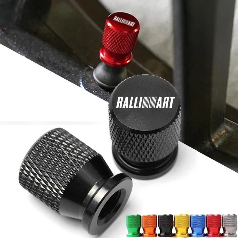 Voor Mitsubishi Ralliart 2010 2022 Lancer Ralli Art 9 10 Asx Auto Accessoires Wiel Band Ventiel Waterdichte Doppen Bandenventiel Stam Covers