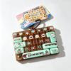 Cute Cartoon Animal Mini Keyboard Fidget Toy With Soft Press Buttons Lanyard For Bag Charms Stress Relief Kids Gifts