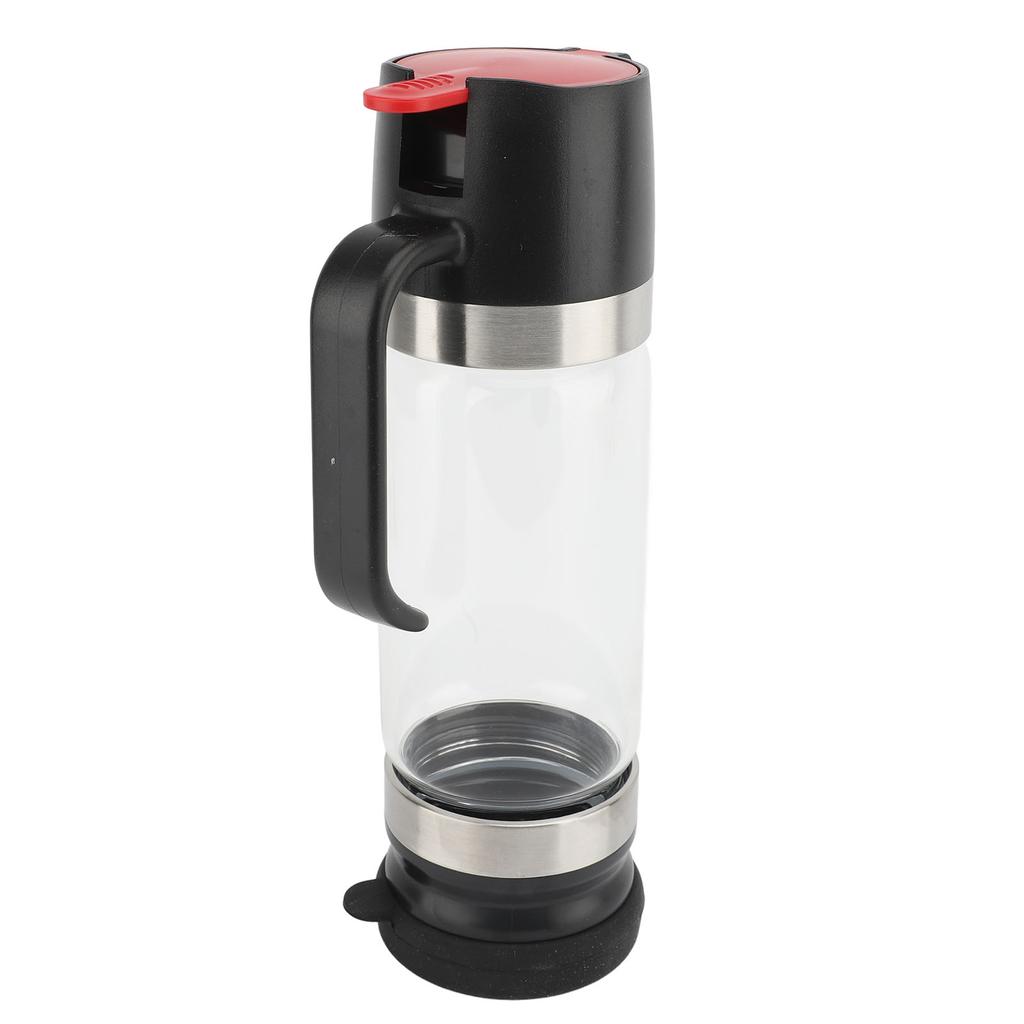 Honey Dispenser 350ml Clear Glass Syrup Dispenser with Handle Prevent Dripping Honey Container for Coffee Shops Restaurants Home