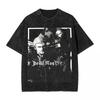 Devil May Cry T Shirt Washed Oversized Streetwear Hip Hop Vintage TShirts for Men Women Clothing Short Sleeve Cotton Tee Shirt
