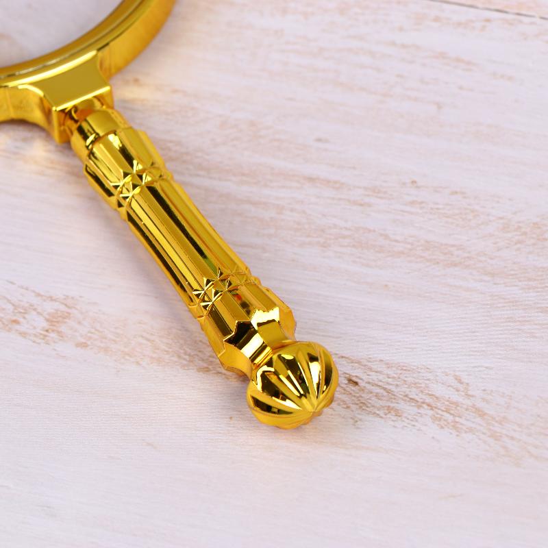 Handlupe Tragbare Glaslinse Lupe zum Betrachten von Schmuck Papierlesen Hochauflösende Augenlupe Glas