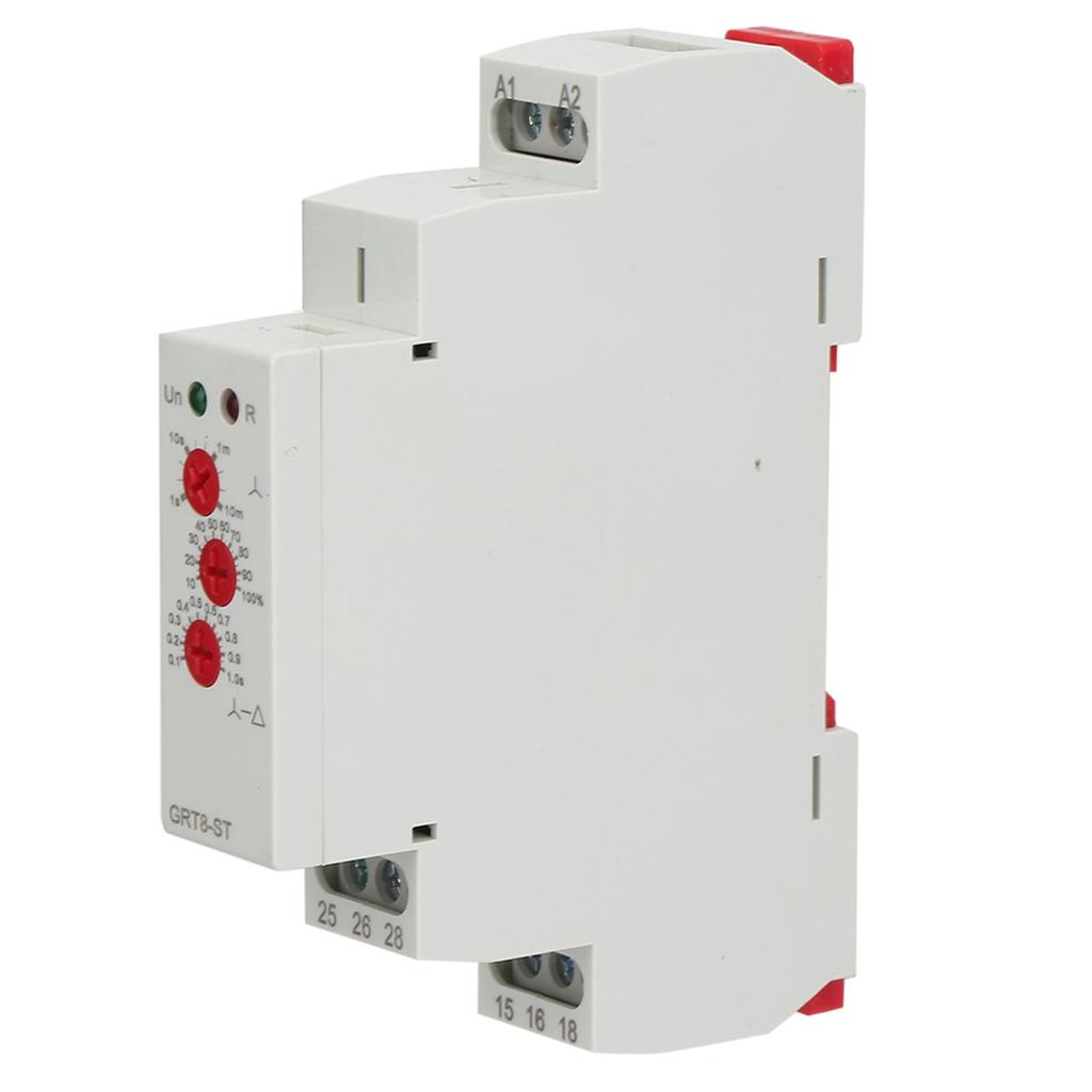 GRT8‑ST Delay On Motor Star Delta Timer Soft Starter Delta Relay Motor Starter( AC DC12V 240V)